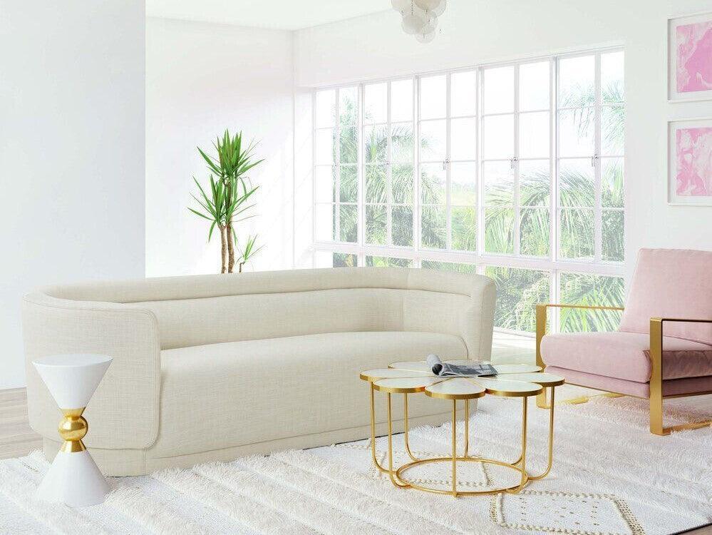 Tov Furniture Sofas & Couches - Macie Linen Sofa Cream