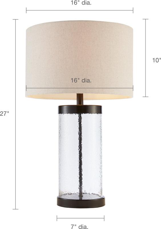Olliix.com Table Lamps - Macon Table lamp Clear