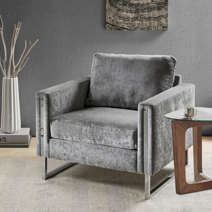 Olliix.com Accent Chairs - Madden Accent Chair Gray