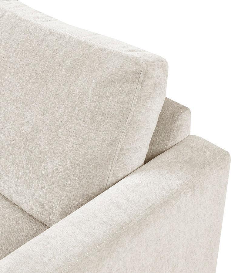 Olliix.com Accent Chairs - Madden Upholstered Metal Base Accent Lounge Chair Chrome
