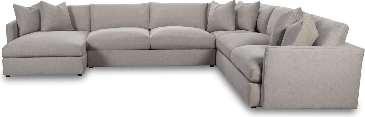 Elements Sectional Sofas - Maddox Left Arm Facing 4PC Sectional Set in Slate