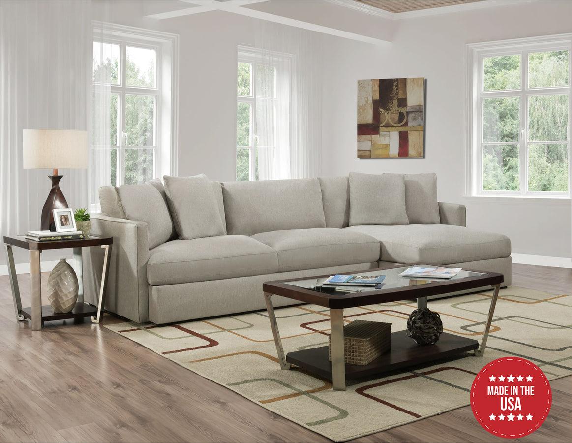 Elements Sectional Sofas - Maddox Right Arm Facing 2PC Sectional Set with Chaise in Slate Slate