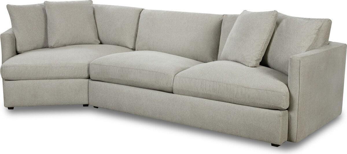 Elements Sectional Sofas - Maddox Right Arm Facing 2PC Sectional Set with Cuddler in Slate