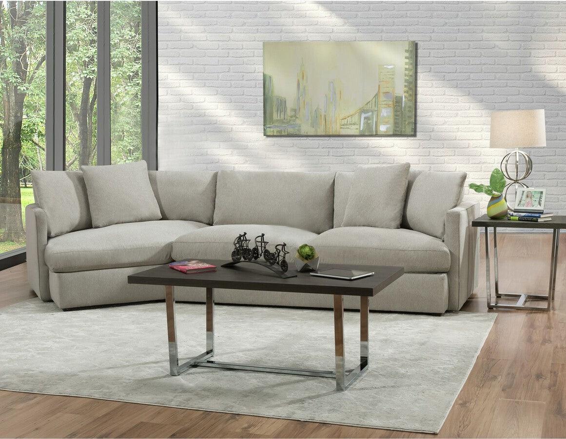 Elements Sectional Sofas - Maddox Right Arm Facing 2PC Sectional Set with Cuddler in Slate