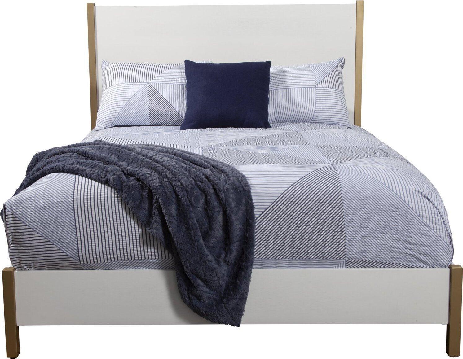 Alpine Furniture Beds - Madelyn Full Panel Bed White