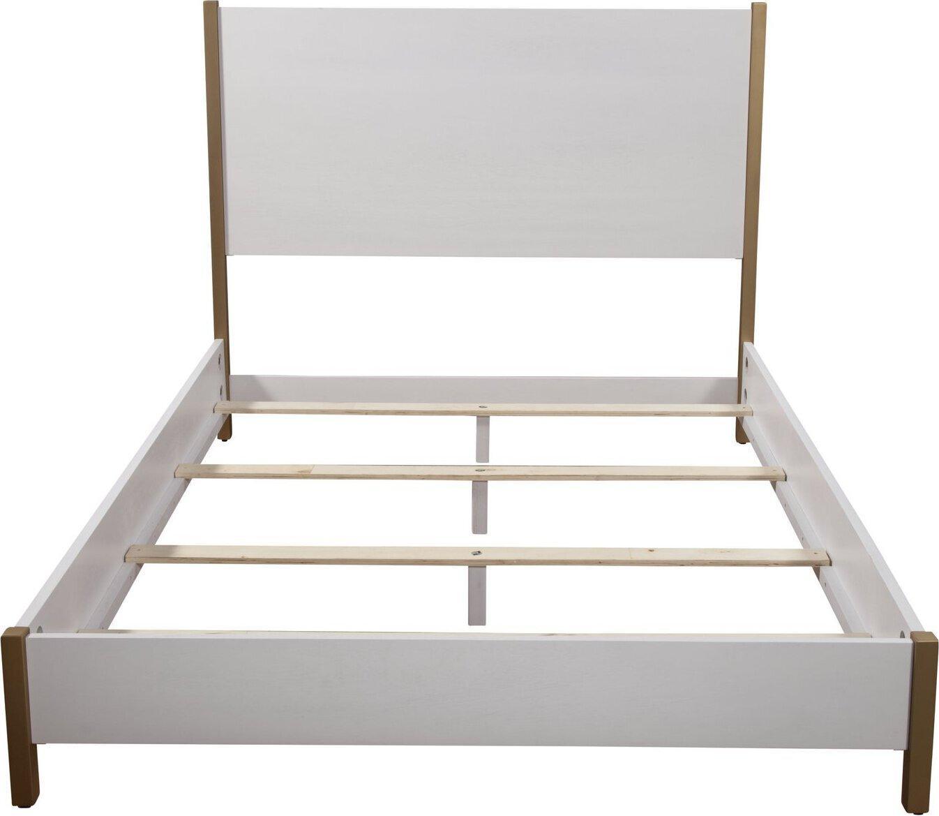 Alpine Furniture Beds - Madelyn Full Panel Bed White