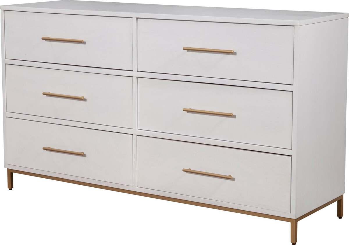 Alpine Furniture Dressers - Madelyn Six Drawer Dresser