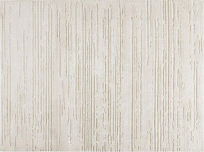 Olliix.com Indoor Rugs - Madis Modern Terni Textured Indoor Area Rug 8x10ft Cream