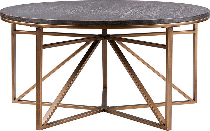 Olliix.com Coffee Tables - Madison Coffee Table Antique Bronze