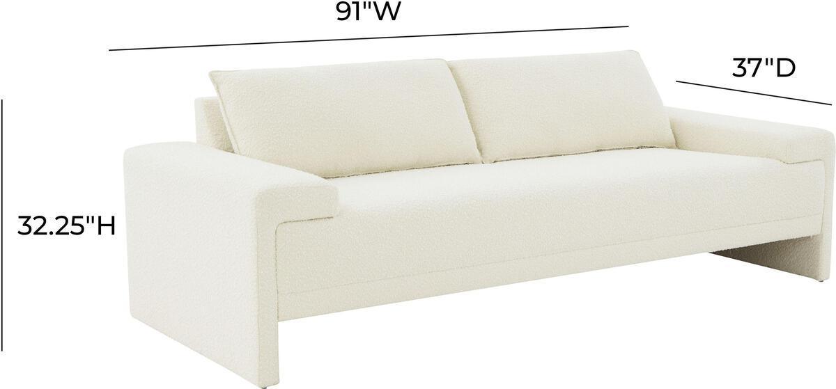 Tov Furniture Sofas & Couches - Maeve Cream Boucle Sofa