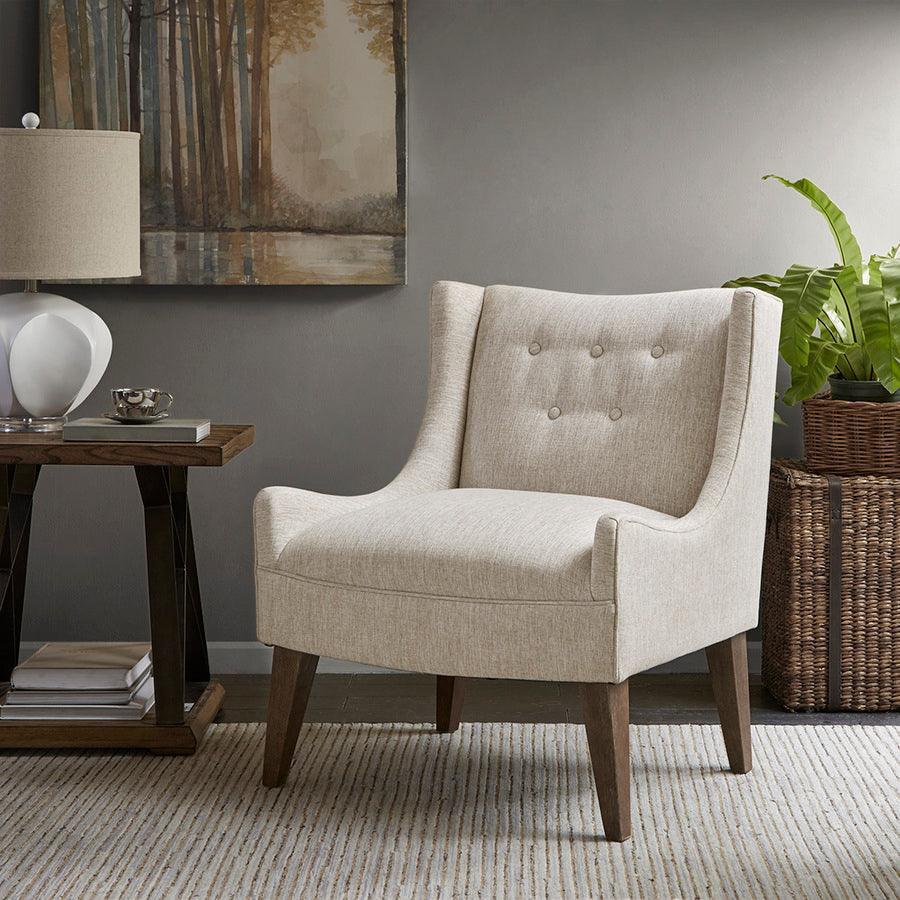 Olliix.com Accent Chairs - Malabar Accent Chair Cream