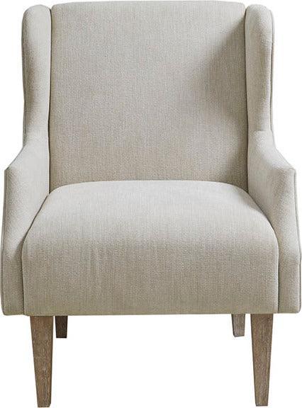 Olliix.com Accent Chairs - Malcom Wing Back Accent Chair Brown