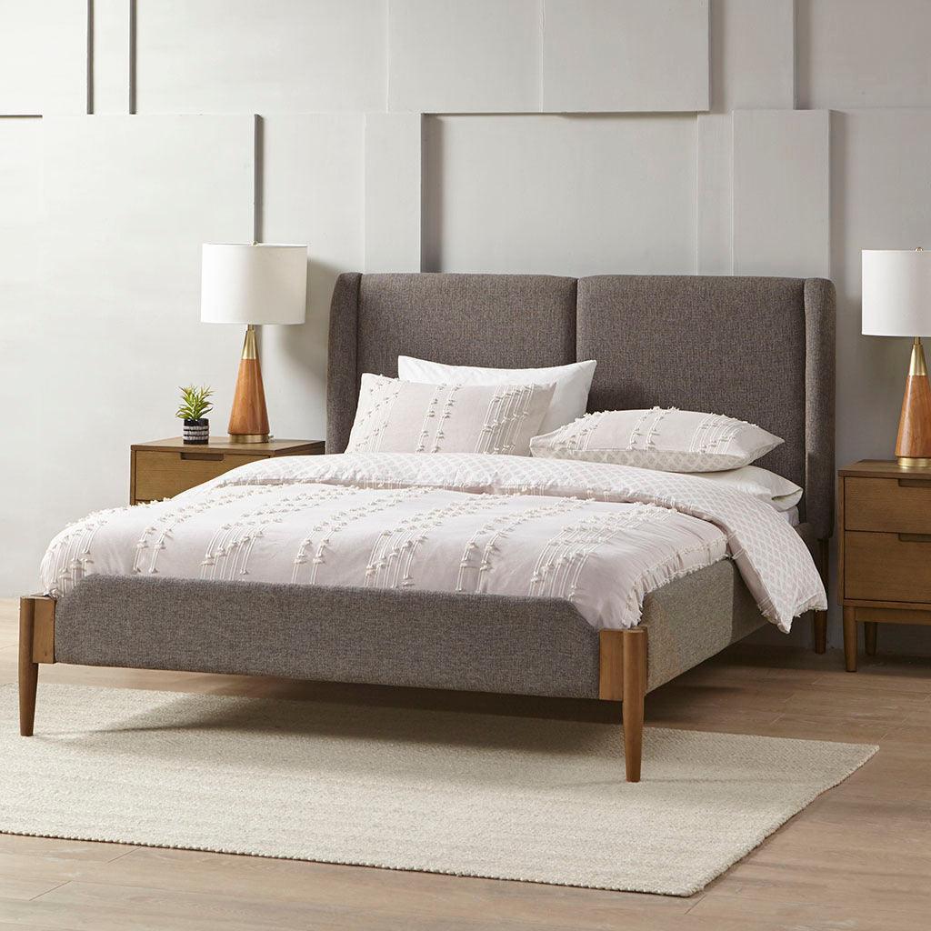 Olliix.com Beds - Mallory King Bed Brown