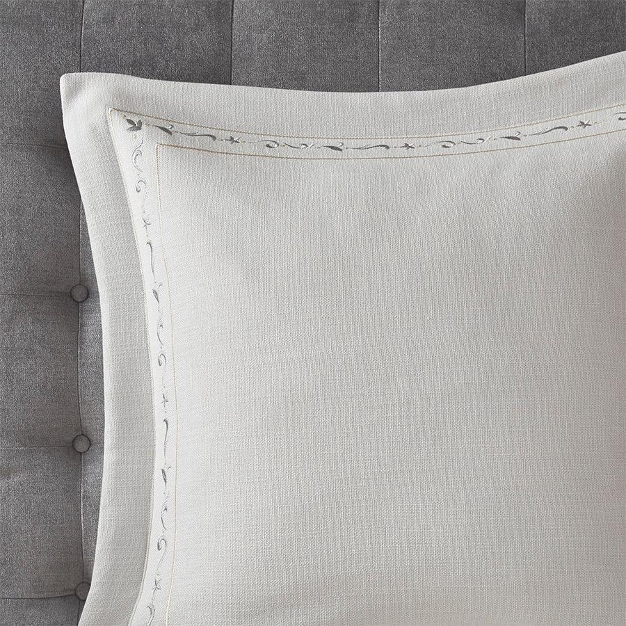 Olliix.com Comforters & Blankets - Manor Lodge/Cabin Comforter Set Gray Queen