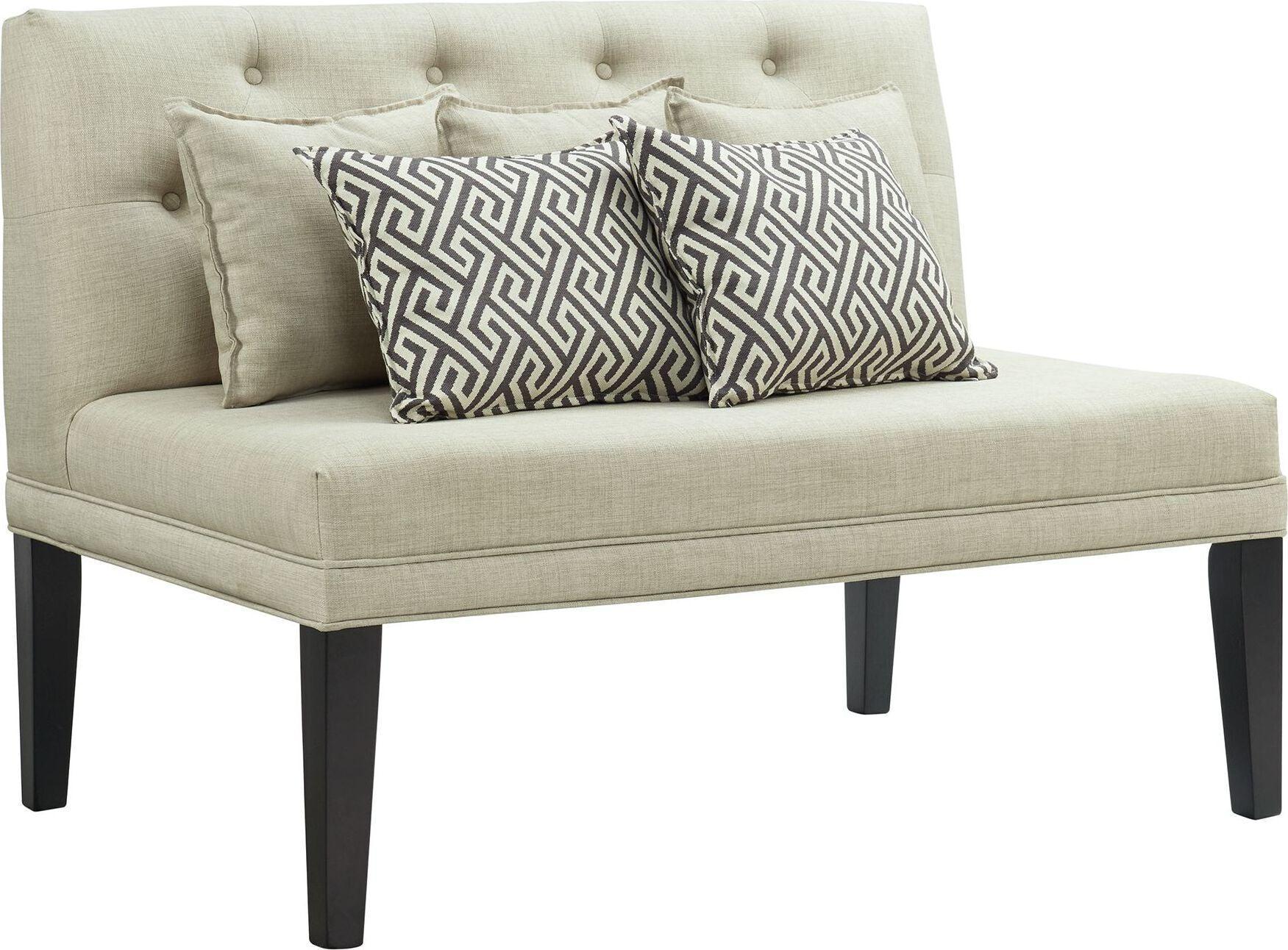 Elements Benches - Mara Loveseat with Five Pillows
