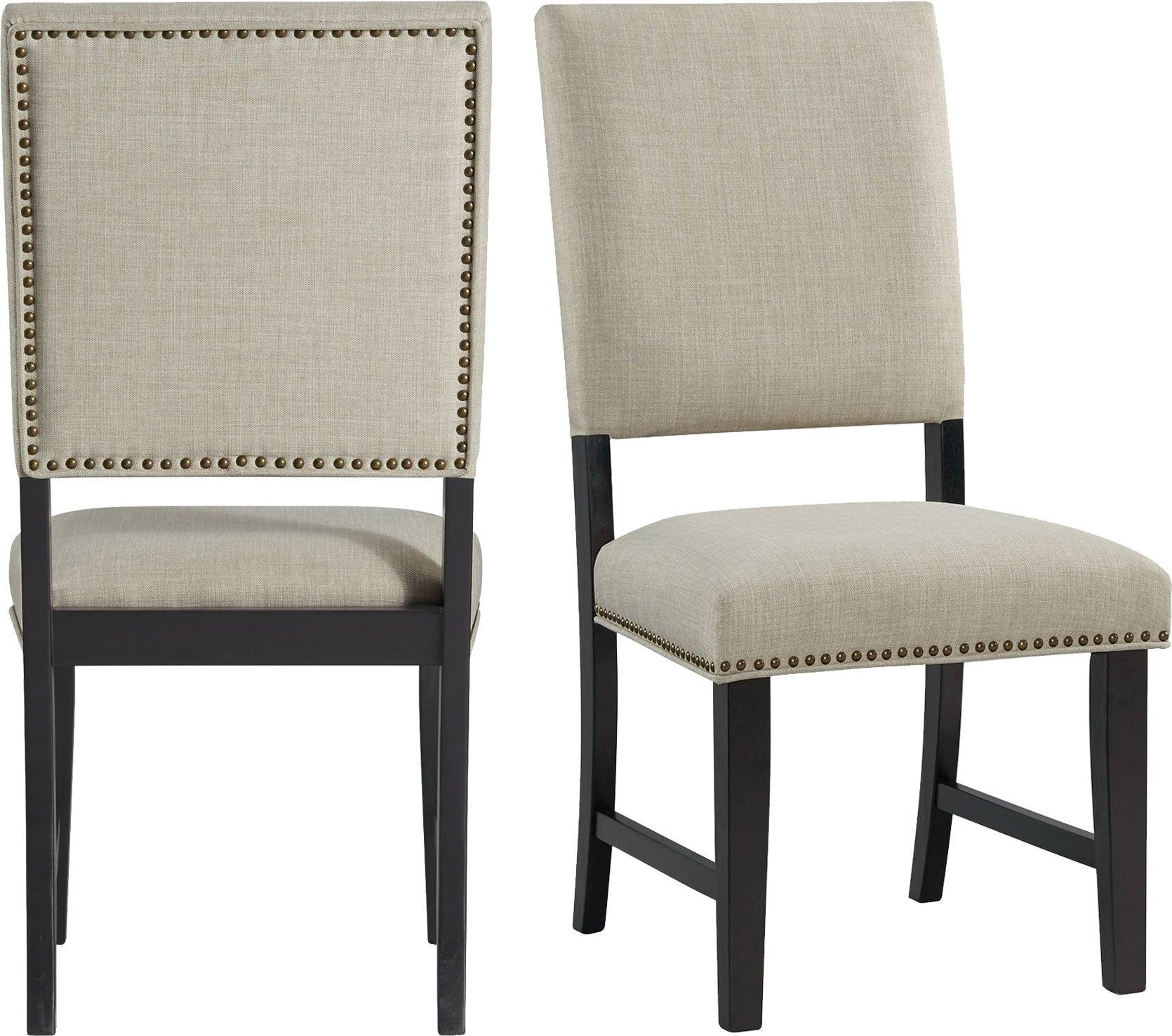 Elements Dining Chairs - Mara Upholstered Side Chair Set (Set of 2)