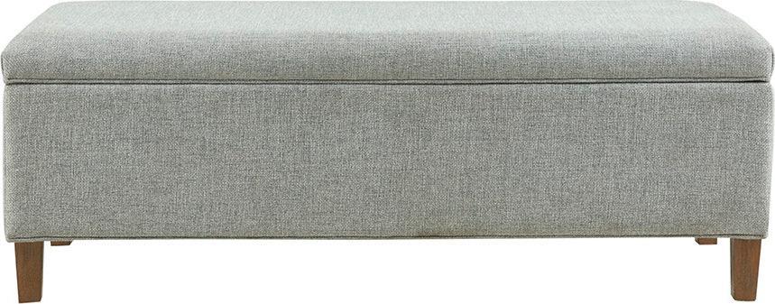 Olliix.com Benches - Marcie 48" Upholstered Storage Bench Blue
