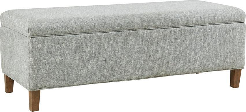 Olliix.com Benches - Marcie 48" Upholstered Storage Bench Blue