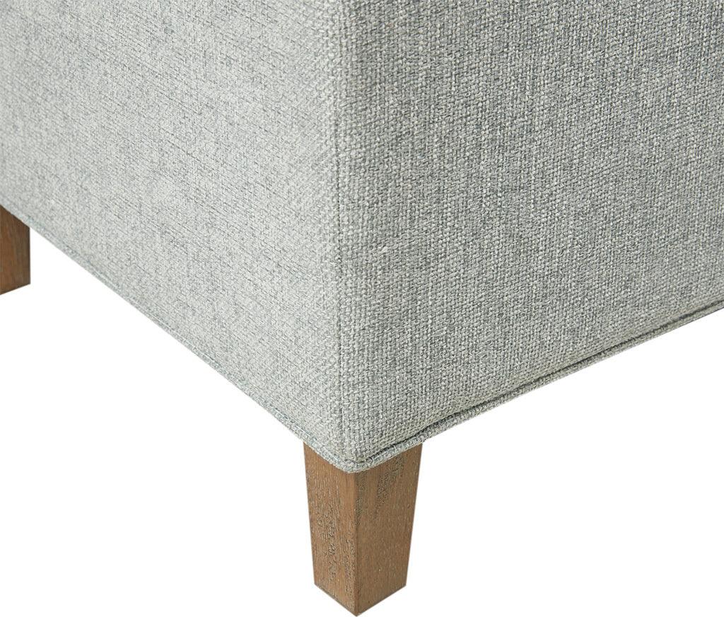 Olliix.com Benches - Marcie 48" Upholstered Storage Bench Blue