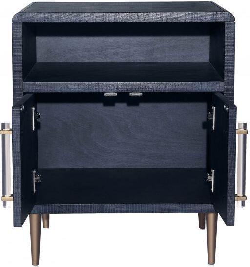 Tov Furniture Side & End Tables - Marco Lacquer Indigo Side Table