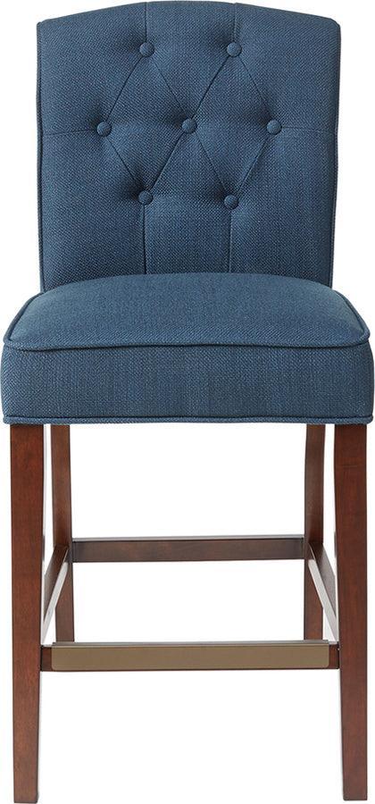 Olliix.com Barstools - Marian Tufted Counter Stool Navy
