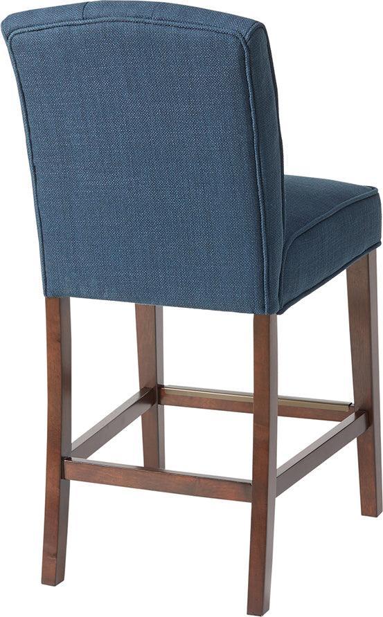 Olliix.com Barstools - Marian Tufted Counter Stool Navy