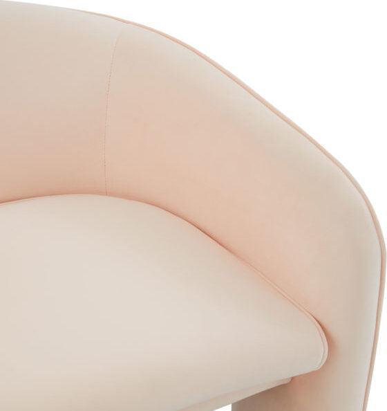Tov Furniture Accent Chairs - Marla Peche Velvet Accent Chair