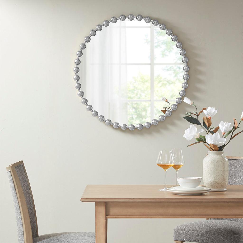 Olliix.com Mirrors - Marlowe 36" Decor Mirror Silver