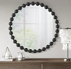 Olliix.com Mirrors - Marlowe Round Wall Decor Mirror Black