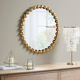 Olliix.com Mirrors - Marlowe Round Wall Decor Mirror Gold