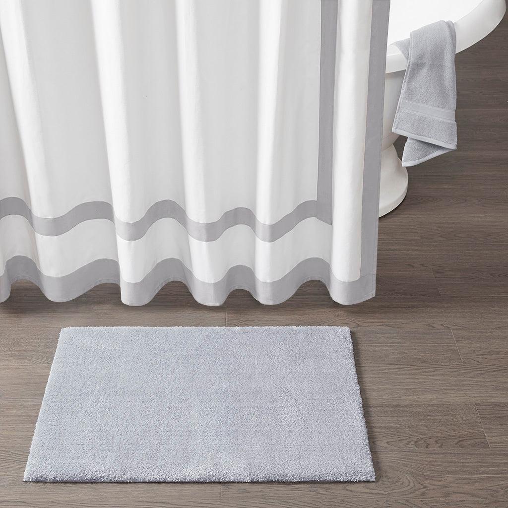 Olliix.com Bath Rugs - Marshmallow 20x30" Bath Rug Grey