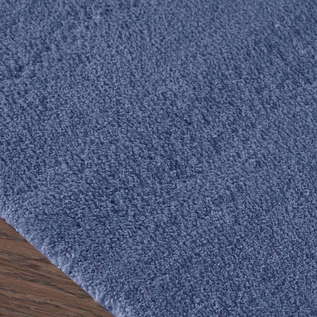 Olliix.com Bath Rugs - Marshmallow Bath Rug Navy