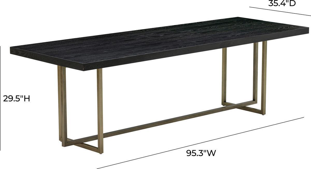 Tov Furniture Dining Tables - Mason Black 95" Dining Table