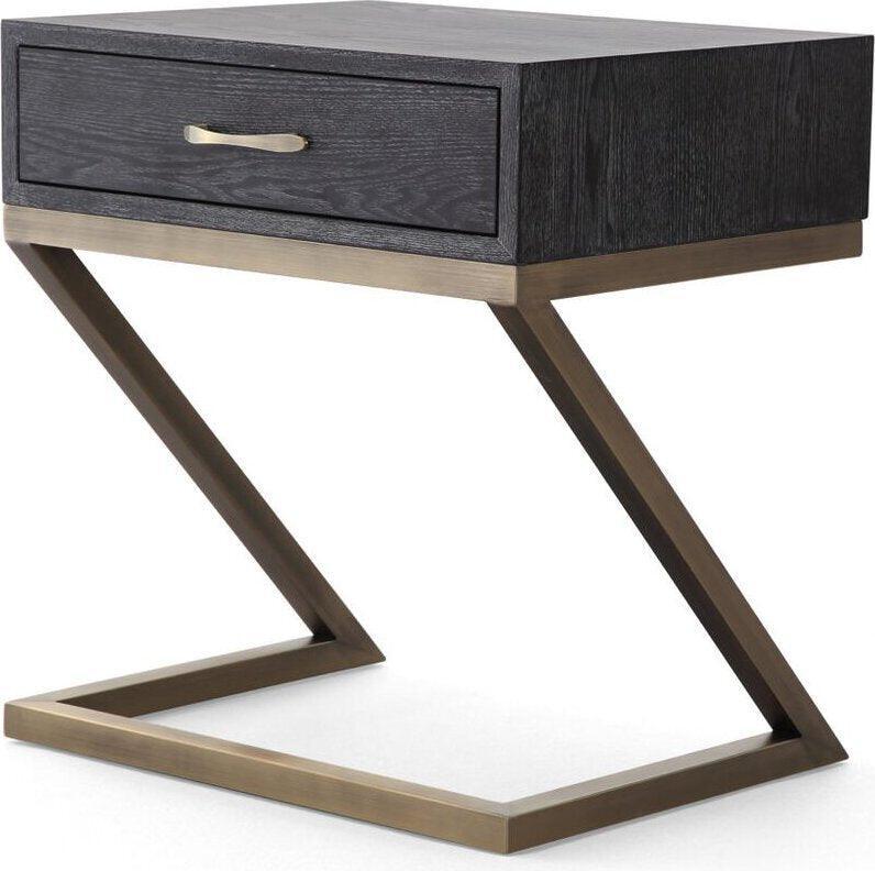 Tov Furniture Nightstands & Side Tables - Mason Side Table Black