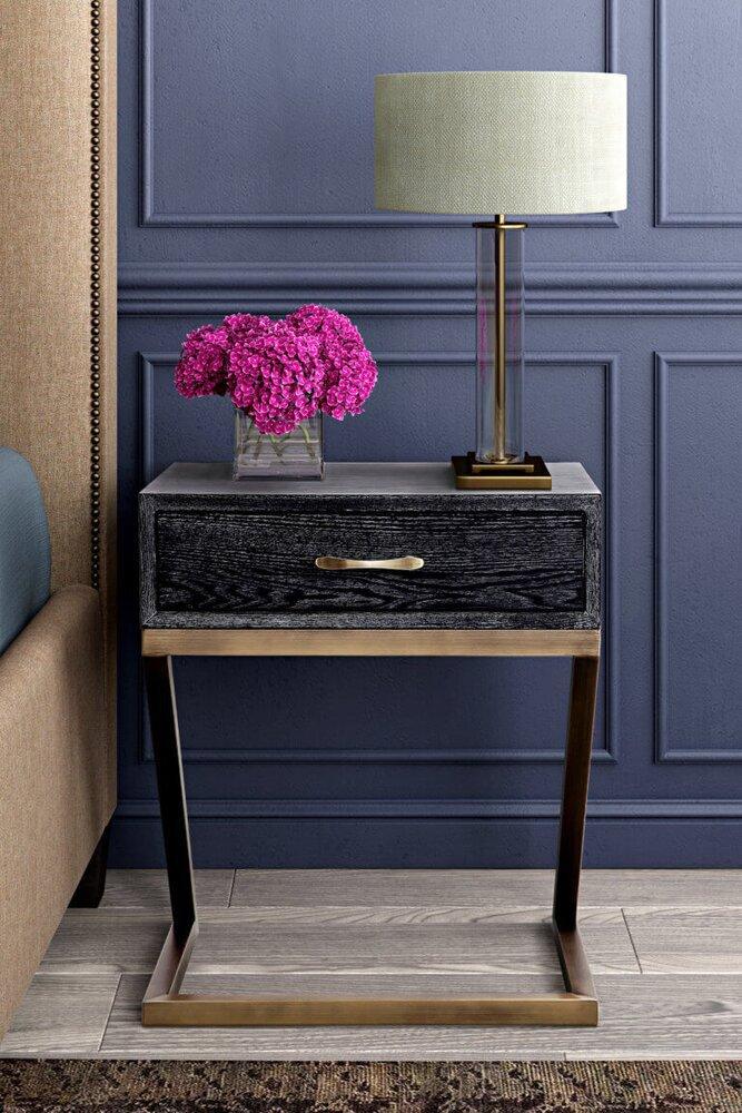 Tov Furniture Nightstands & Side Tables - Mason Side Table Black