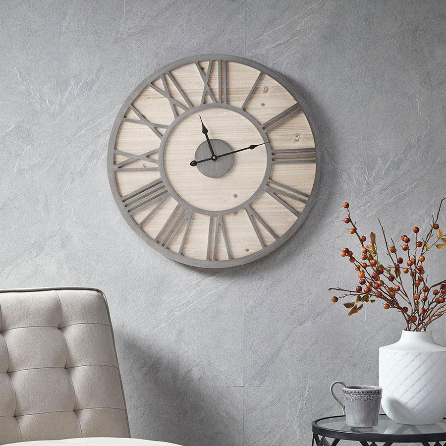 Olliix.com Clocks - Mason Wall Clock Natural