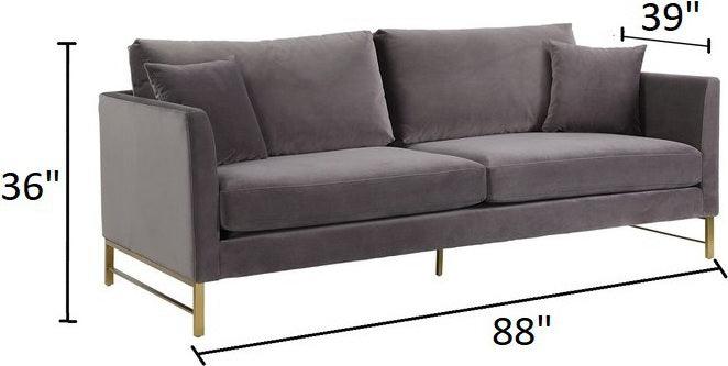 Tov Furniture Sofas & Couches - Massi Sofa Gray