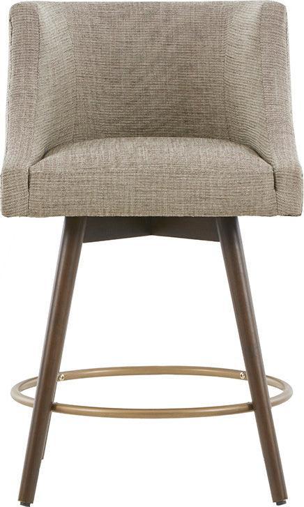 Olliix.com Barstools - Mateo Swivel Counter Stool Gray Multicolor
