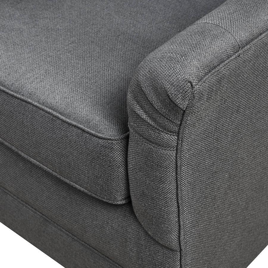 Olliix.com Accent Chairs - Mathis Swivel Glider Chair Gray