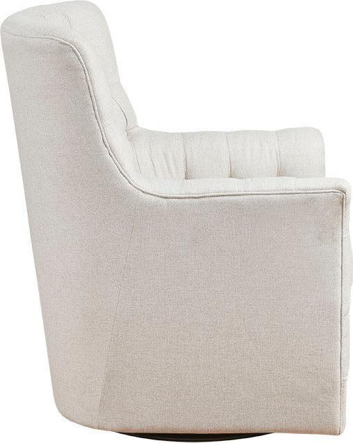 Olliix.com Accent Chairs - Mathis Swivel Glider Chair Natural