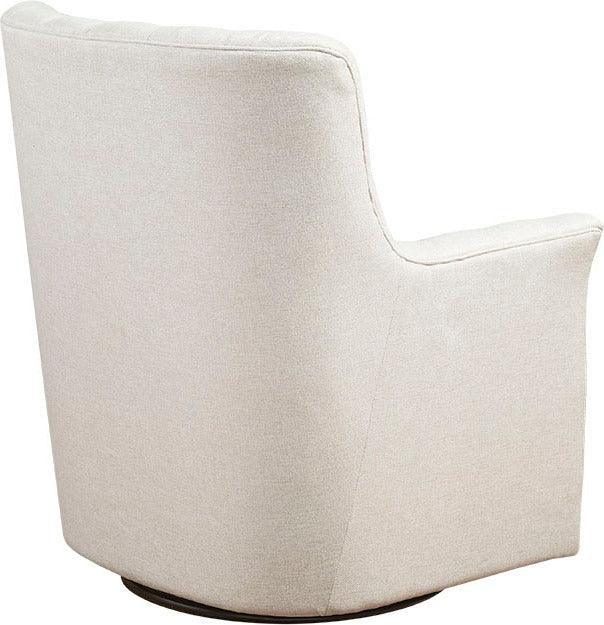 Olliix.com Accent Chairs - Mathis Swivel Glider Chair Natural