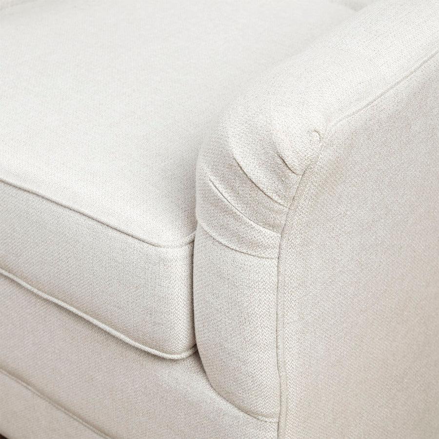 Olliix.com Accent Chairs - Mathis Swivel Glider Chair Natural