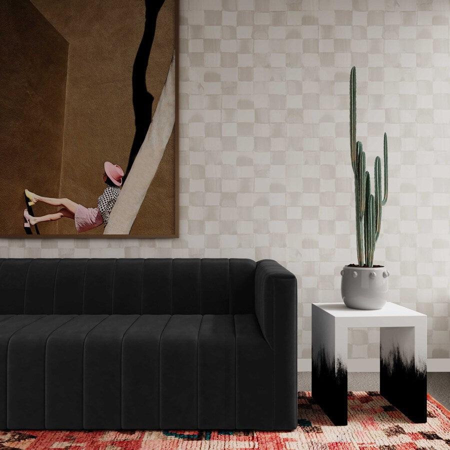 Tov Furniture Side & End Tables - Matra Black And White End Table