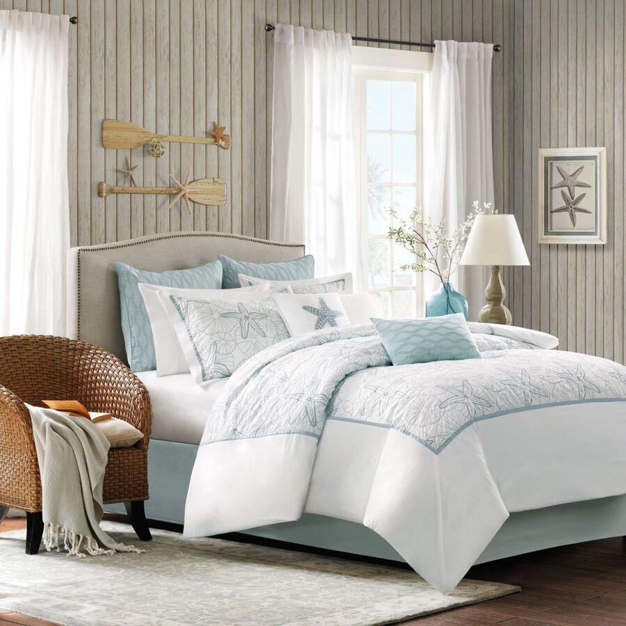 Olliix.com Comforters & Blankets - Maya Casual Bay Comforter Set White Full