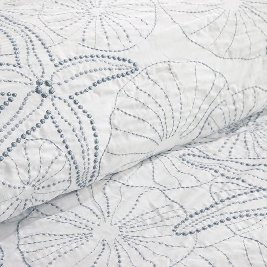 Olliix.com Comforters & Blankets - Maya Casual Bay Comforter Set White Full