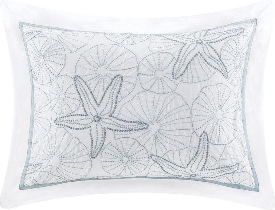 Olliix.com Comforters & Blankets - Maya Coastal Bay Comforter Set White King
