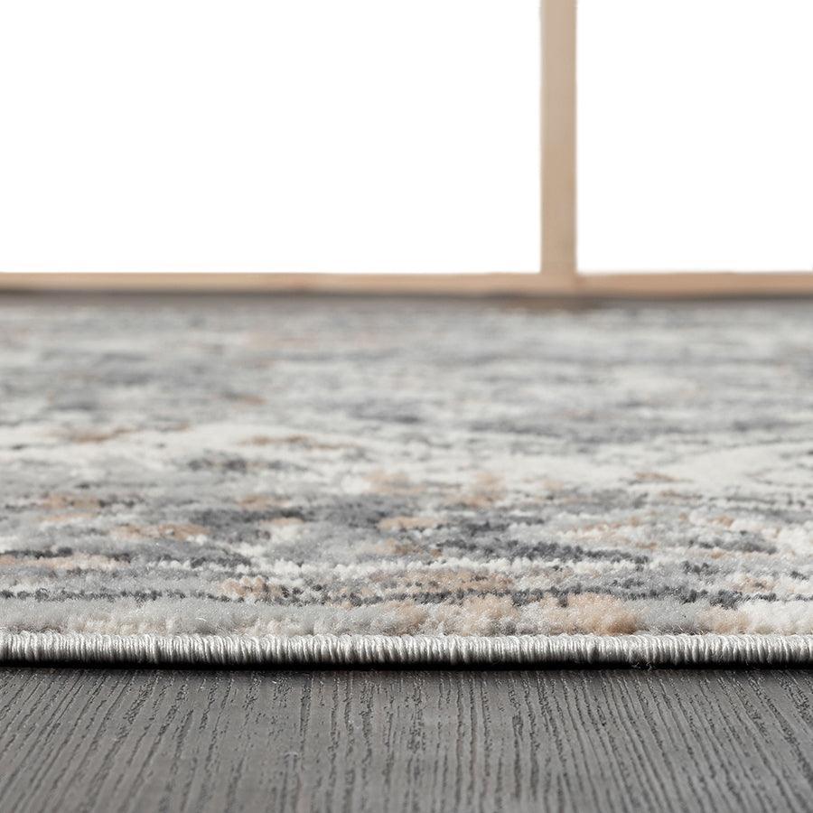 Olliix.com Indoor Rugs - Medallion Woven Area Rug Grey MP35-8033