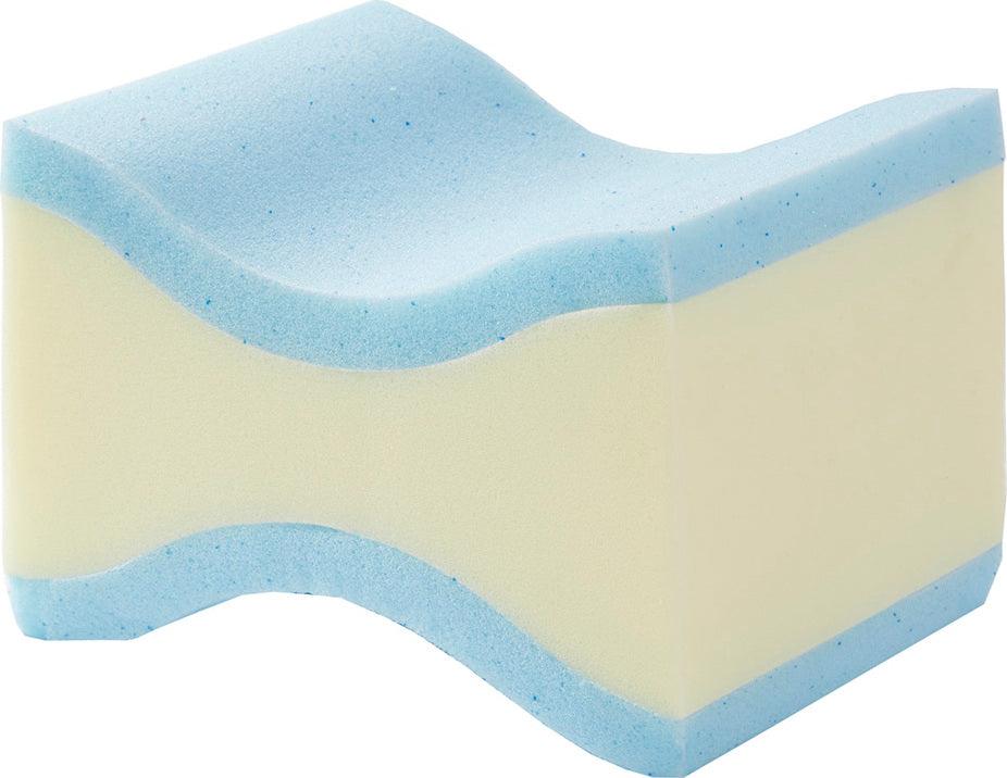 Olliix.com Pillows - Memory Casual Foam Knee Pillow 11x8.5.x7" White