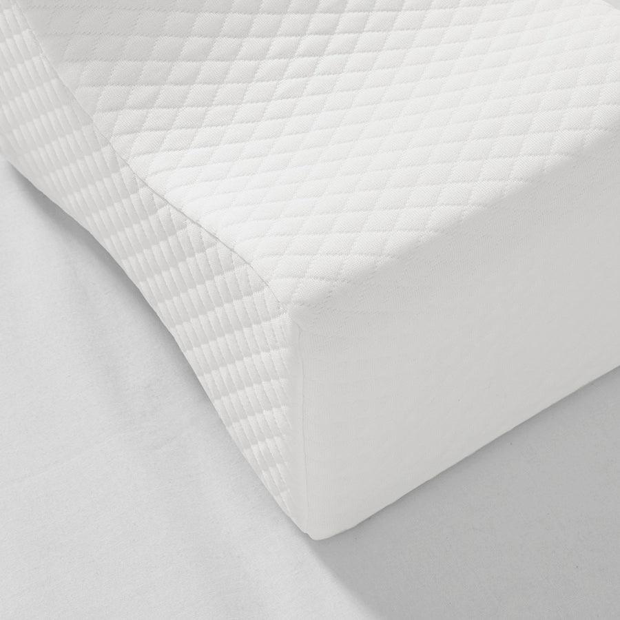 Olliix.com Pillows - Memory Casual Foam Knee Pillow 11x8.5.x7" White