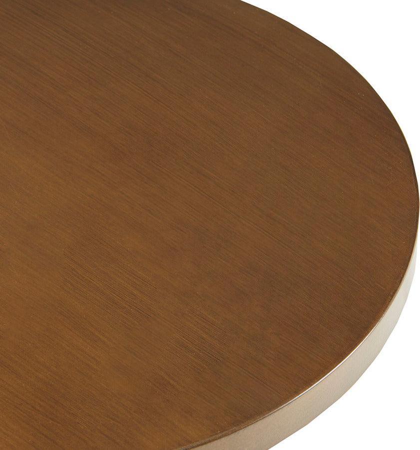 Olliix.com Side & End Tables - Mercer 30" Pedestal Bronze